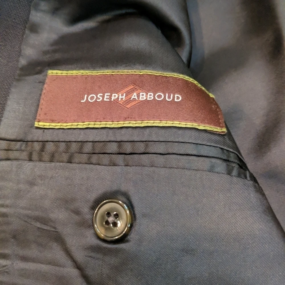 Joseph Abboud Men'sWool Dark Suit Coat Size 42R
